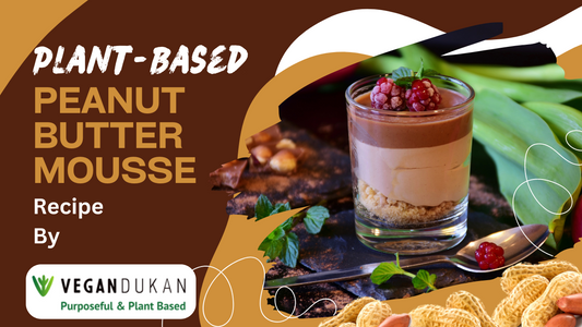 Plant-Based Peanut Butter Mousse with Chocolate Ganache