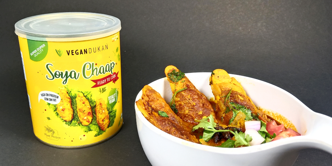 Soya Chaap Recipes - Vegan Dukan