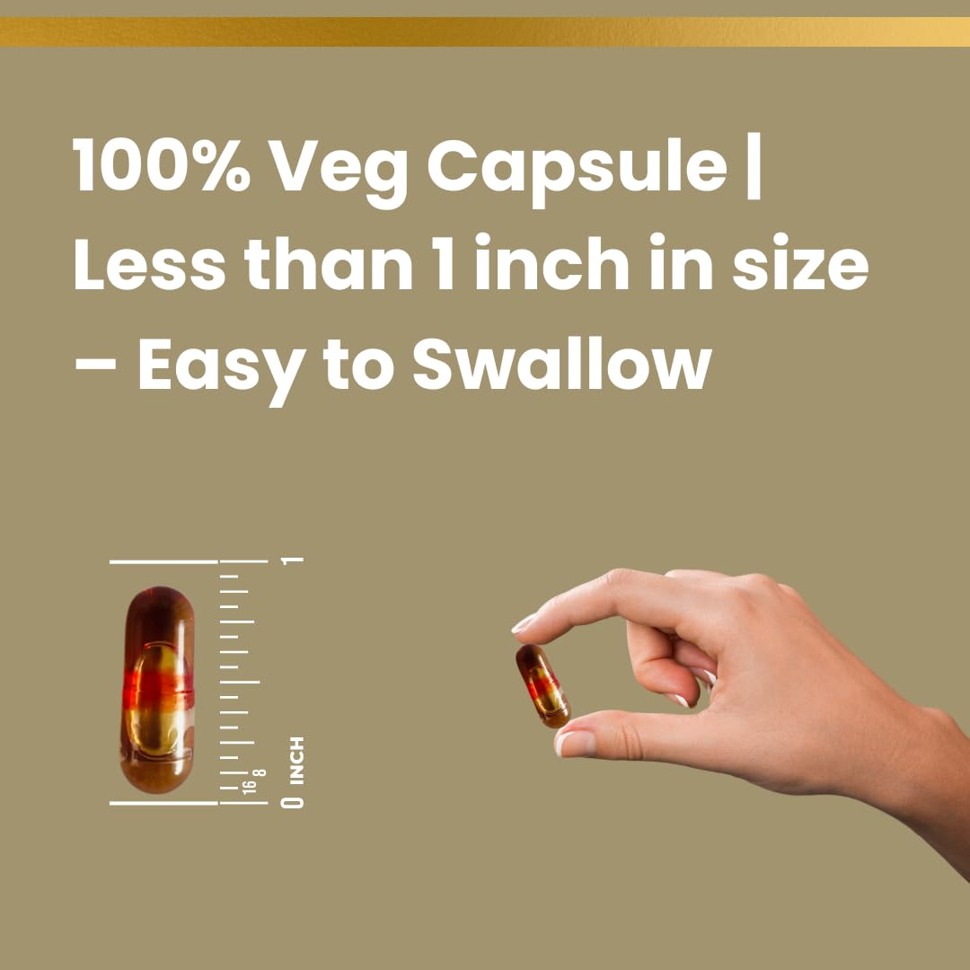 Voll Sante Black Seed Oil Capsule-1000 mg Per Serving | Nigella Sativa Seed Oil With Thymoquinone 8.3 mg Per Serving | HPMC Plant-based Veg Capsule | Ayurvedic | Dietary Supplement | Non-GMO | 30 Capsules
