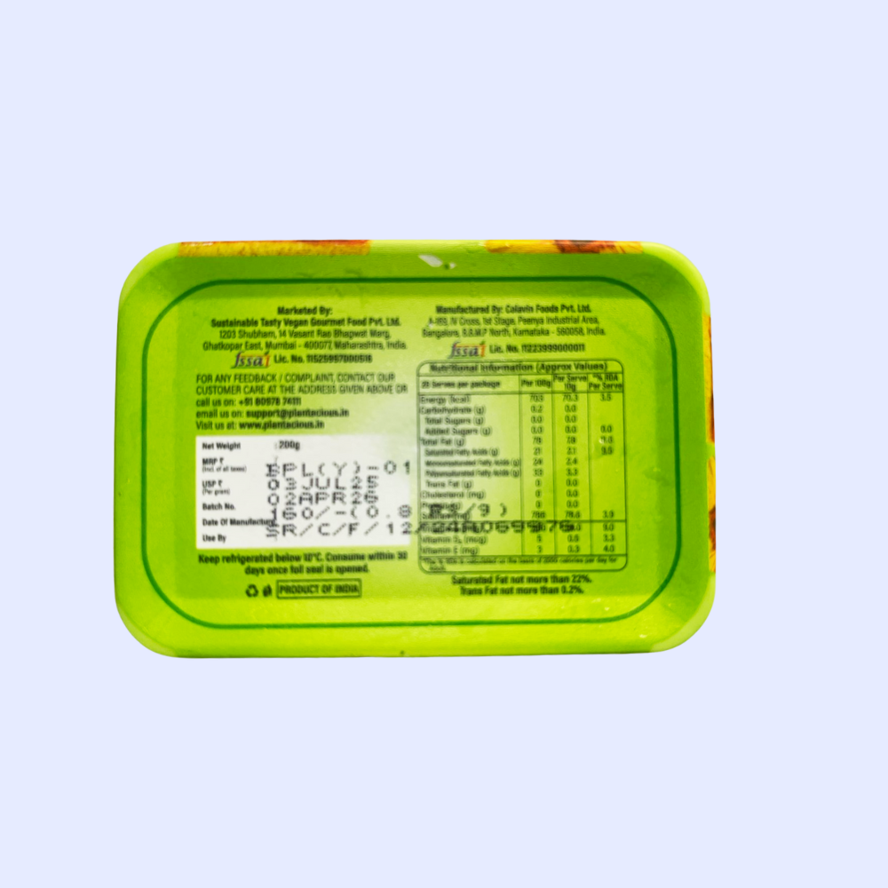 Plantacious (salted) Naturally better spread, (200 gm) - Bangalore only