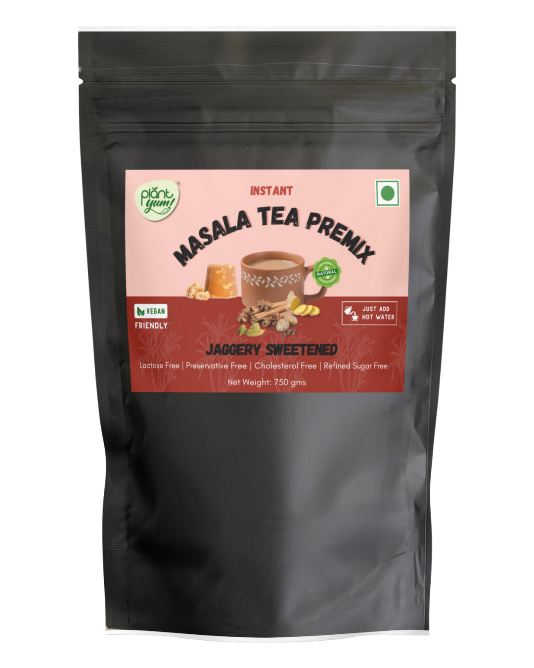 Jaggery Tea Premix - Masala - Authentic Indian Chai Super Saver Pack - 750gm