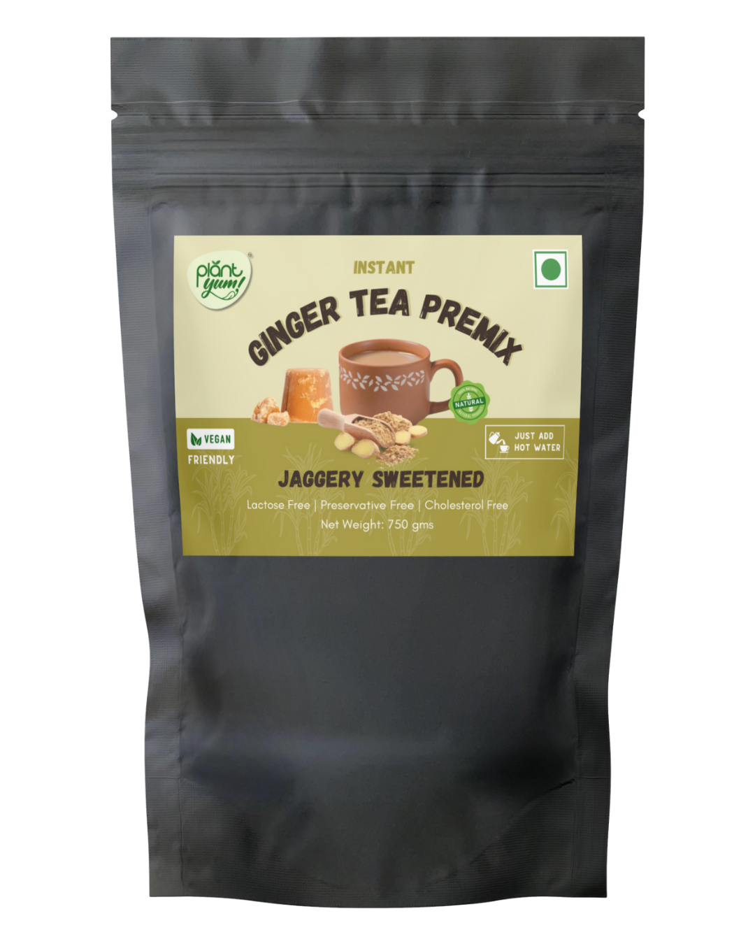 Jaggery Tea Premix - Ginger (Adrak) - Super Saver Pack - 750gm