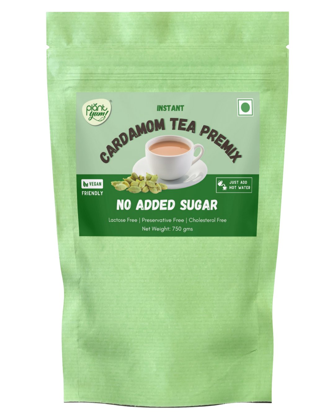 No Added Sugar Tea Premix - Cardamom (Elaichi) (750g)