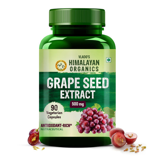 Vlado's Himalayan Organics Grape Seed Extract 500mg/Serving 90 Veg Capsules