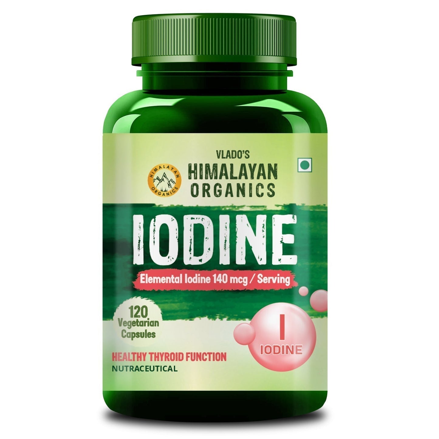 Vlado’s Himalayan Organics Iodine Supplement - 120 Veg Capsules