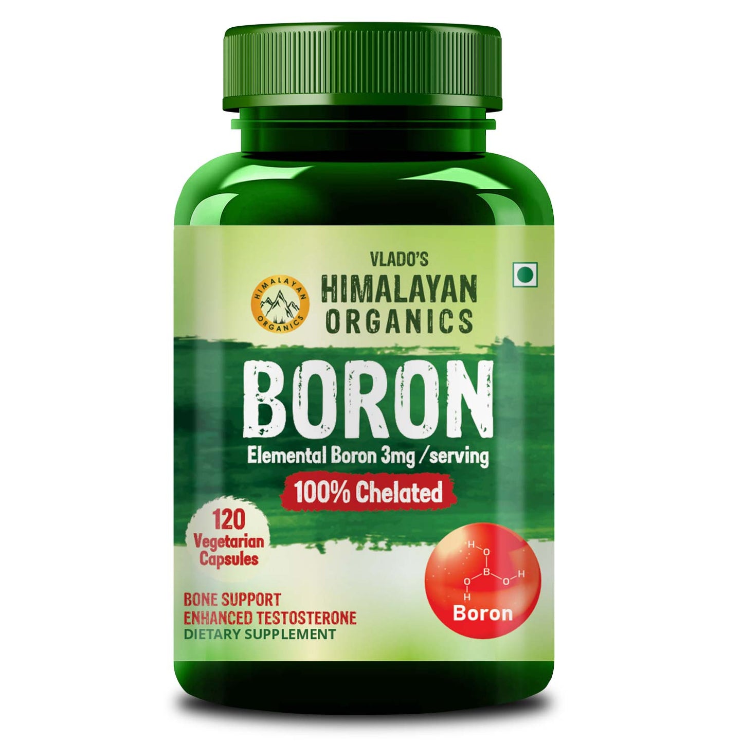 Vlado's Himalayan Organics 3mg Boron 100% Chelated - 120 Capsules