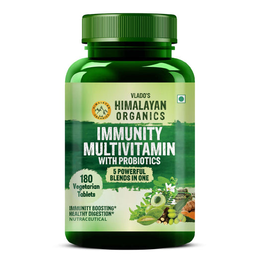 Vlado's Himalayan Organics Immunity Multivitamin with Probiotics - 180 Tablets