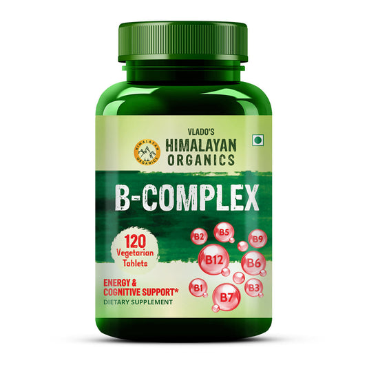 Vlado's Himalayan Organics B- Complex Supplement 120 Veg Tablets