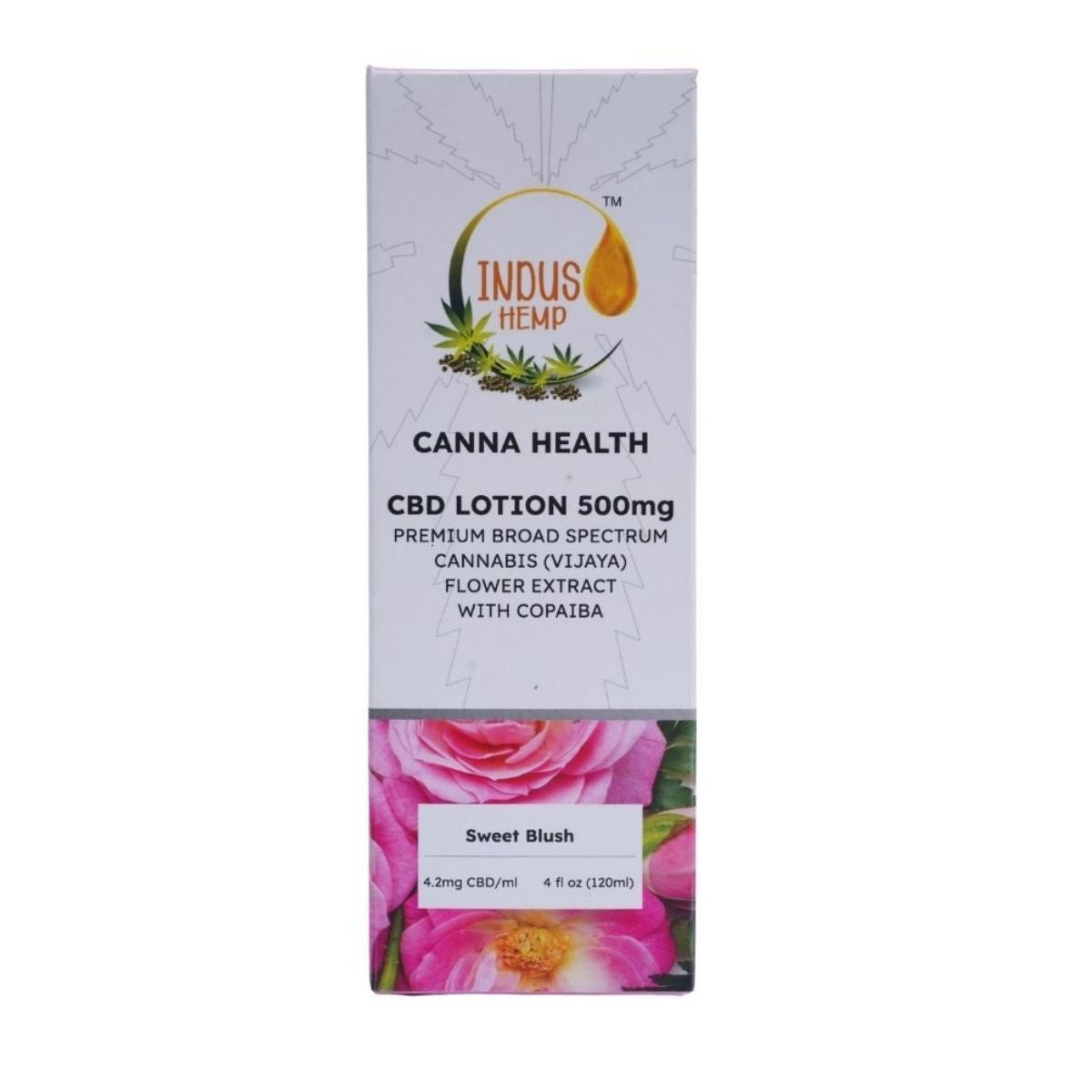 INDUS HEMP CANNA HEALTH CBD LOTION 500mg – Sweet Blush