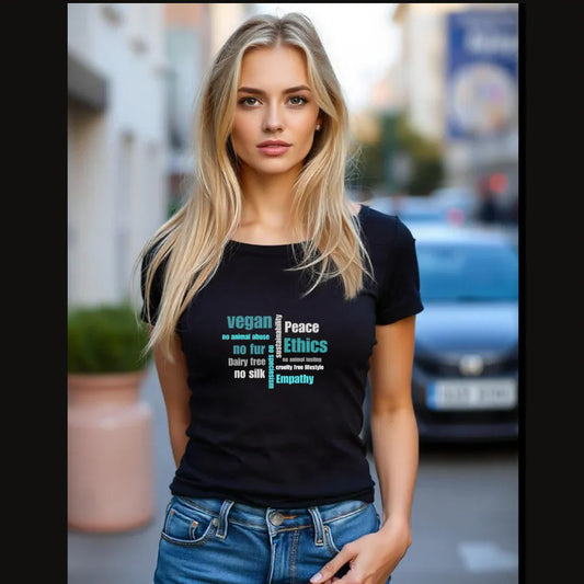 T-Shirt | Vegan Wordart