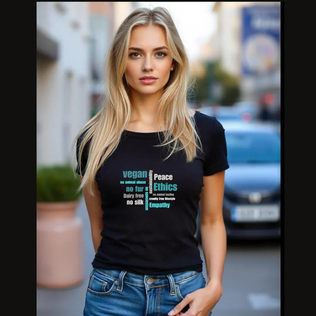 T-Shirt | Vegan Wordart