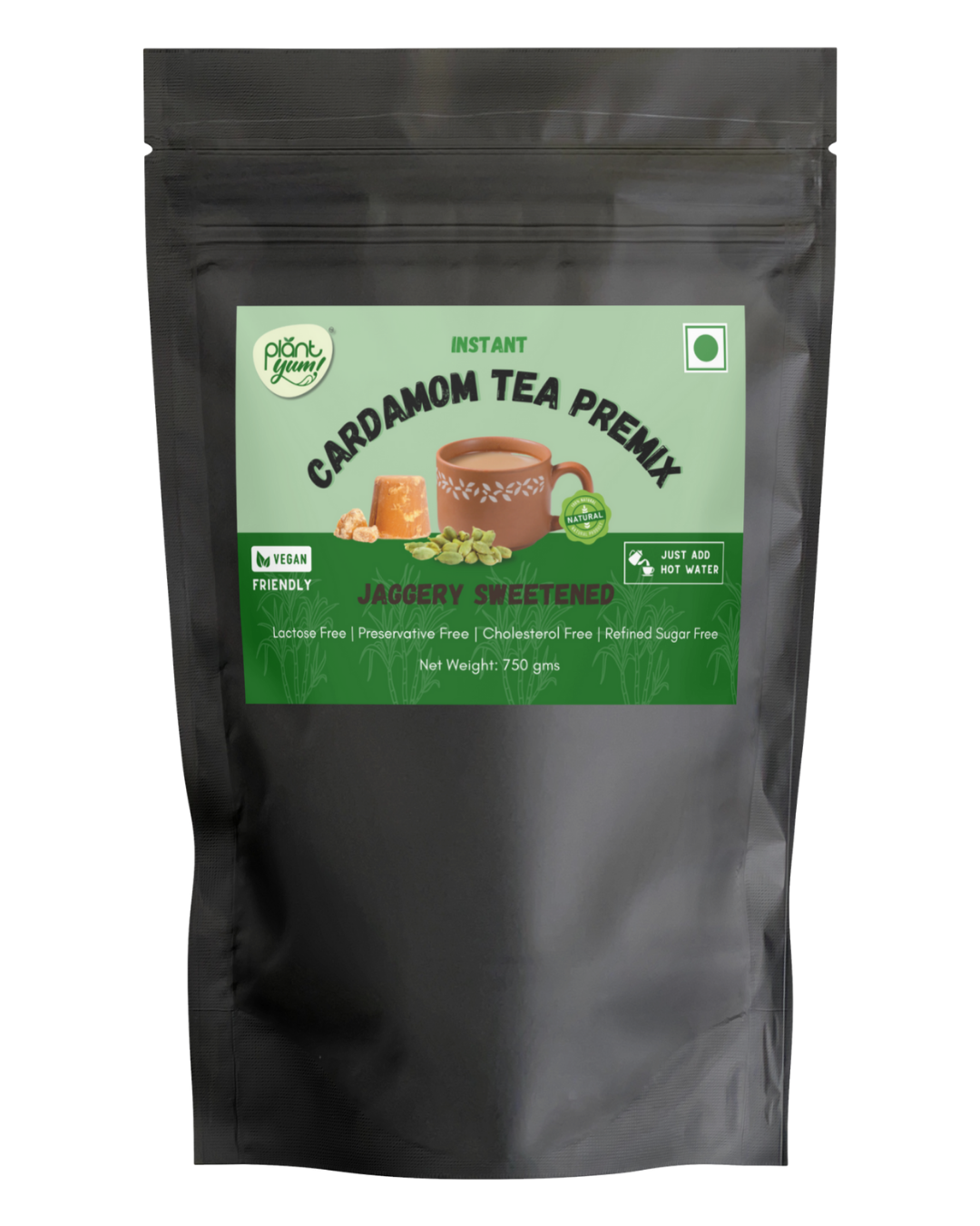 Jaggery Tea Premix - Cardamom (Elaichi) - Super Saver Pack - 750gm