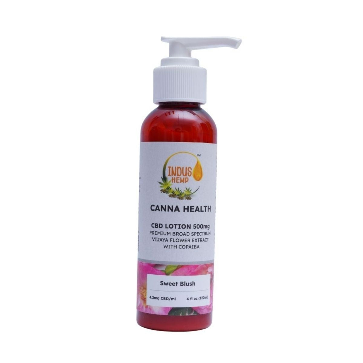 INDUS HEMP CANNA HEALTH CBD LOTION 500mg – Sweet Blush