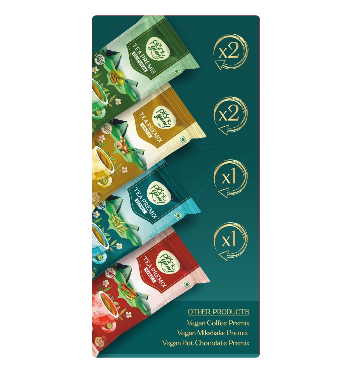 Plant Yum Tea Premix (Assorted) (18g/sachet)