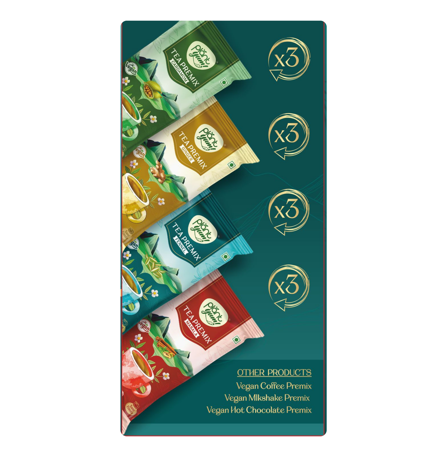 Plant Yum Tea Premix (Assorted) (18g/sachet)