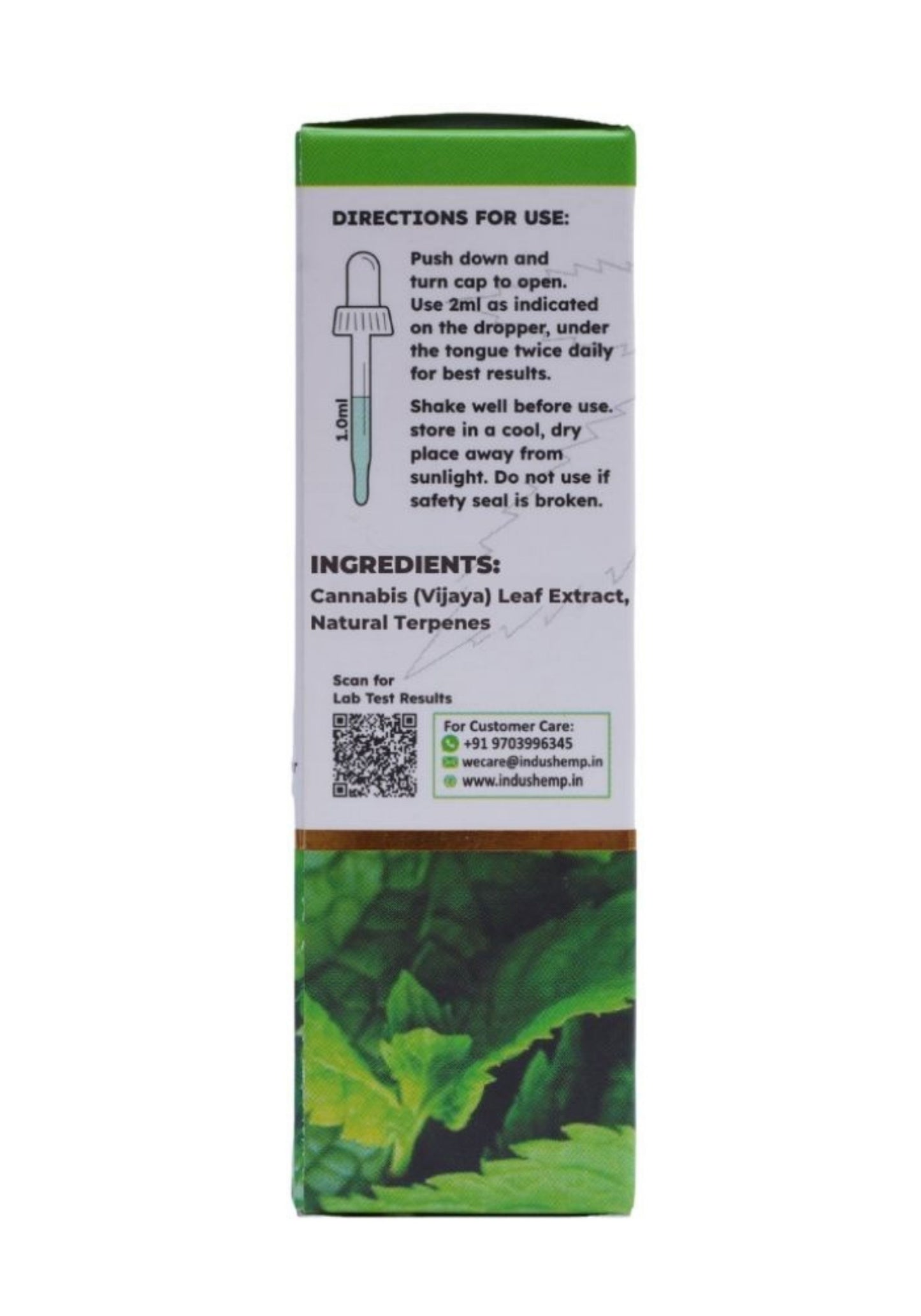 INDUS HEMP CANNA HEALTH CBD 250mg – Peppermint Flavour 30ml