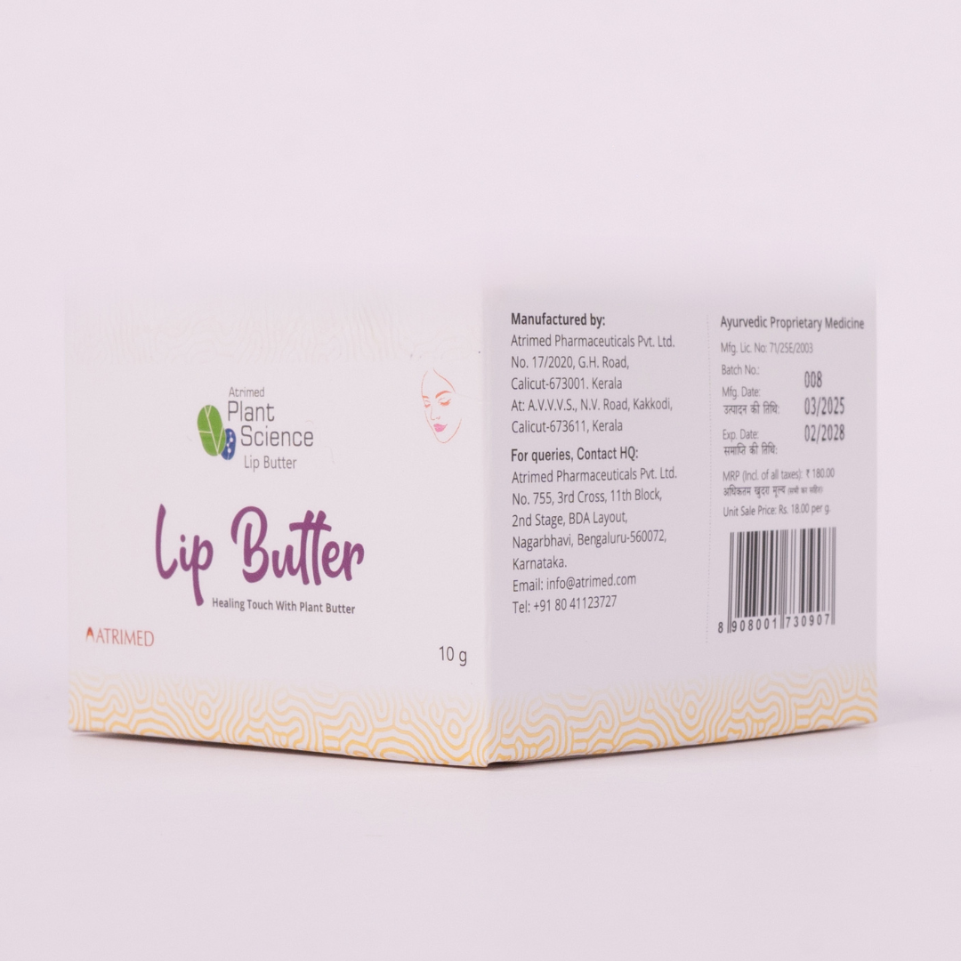 Atrimed Plant Science Lip Butter | For Soft, Supple & Healthy Lips | 10g