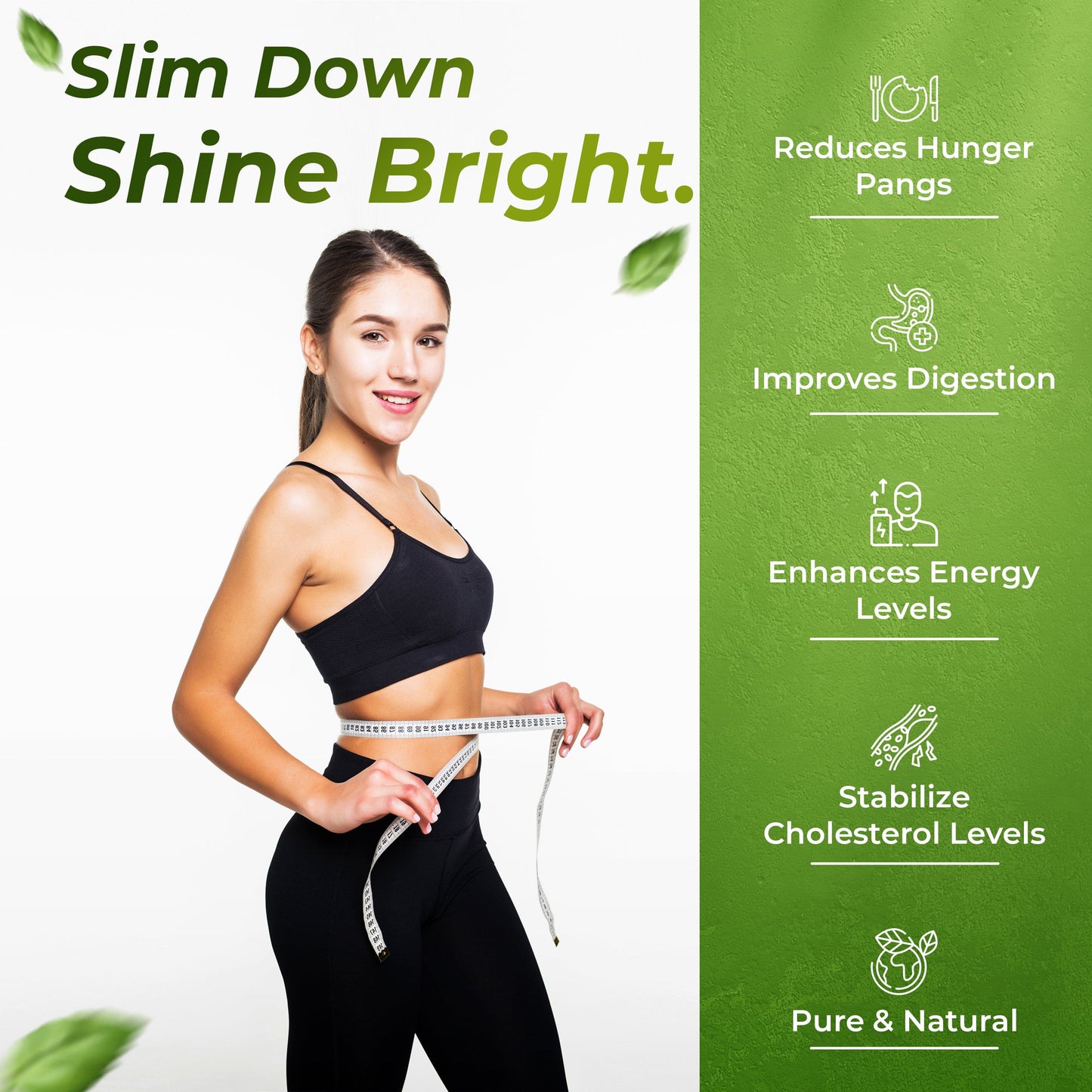 Health Veda Organics Plant Based Garcinia Cambogia Supplement 1000 mg | 60 Veg Capsules | Improves Digestion | For Both Men & Women