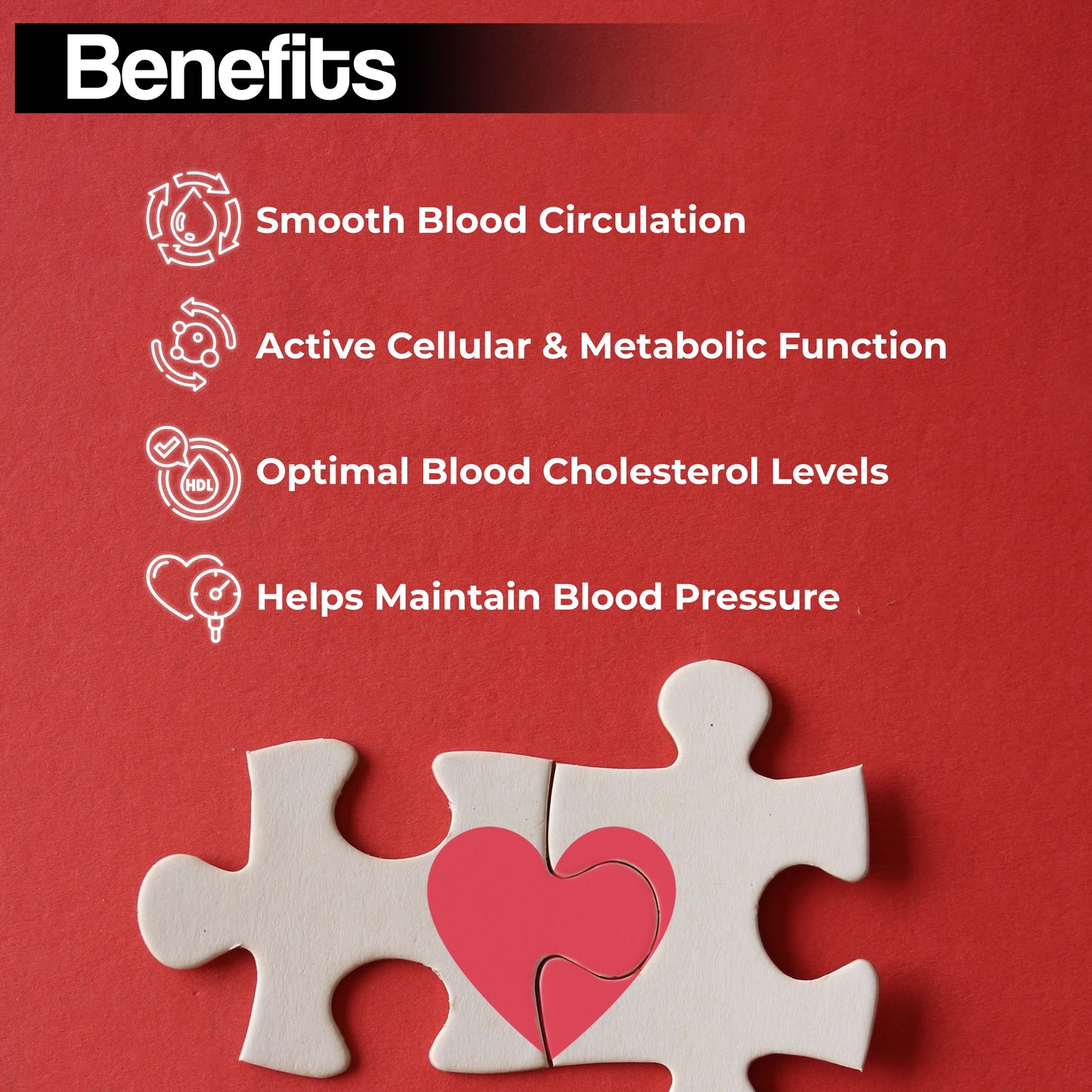 Health Veda Organics Happy Heart Supplement with Arjuna Bark, Grape Seed & Other Ingredients | 60 Veg Tablets | Supports Heart Health & Enhances Blood Circulation