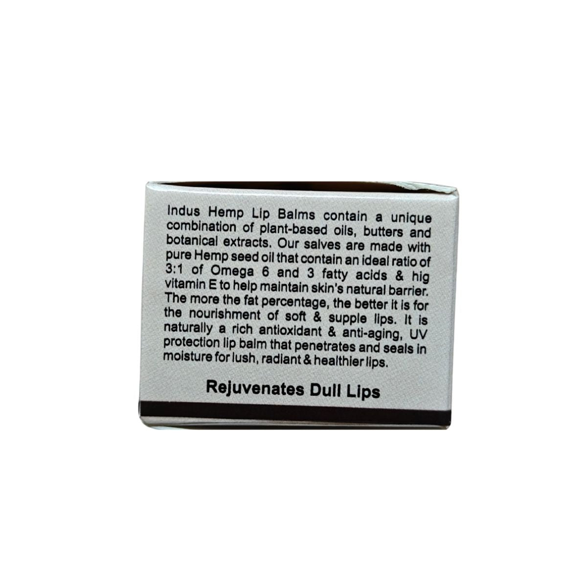 INDUS HEMP LIP BALM | COCOA & COFFEE | SPF 15 | FOR REJUVENATES DULL LIPS