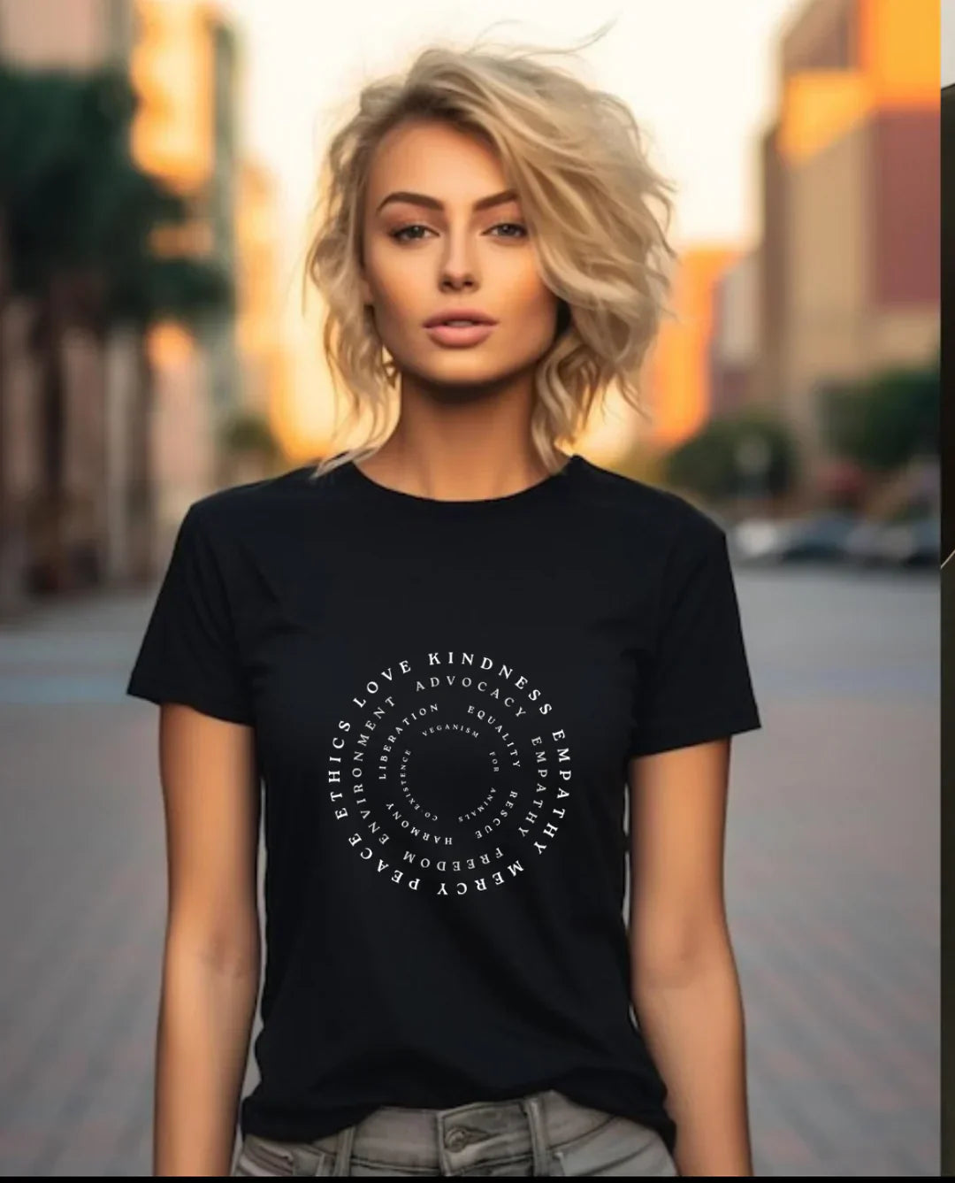 T-Shirt | Veganism hologram