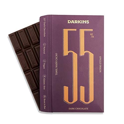 DARKINS Dark Chocolate | 55% Dark Chocolate Single Origin | 65g Each Pack Of 2