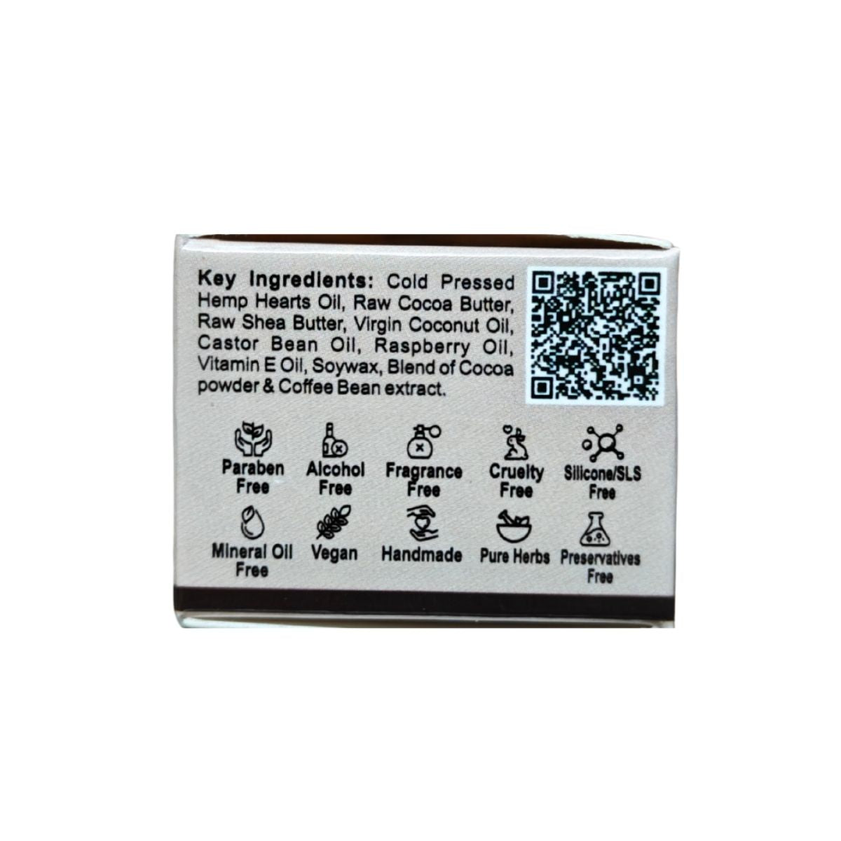 INDUS HEMP LIP BALM | COCOA & COFFEE | SPF 15 | FOR REJUVENATES DULL LIPS