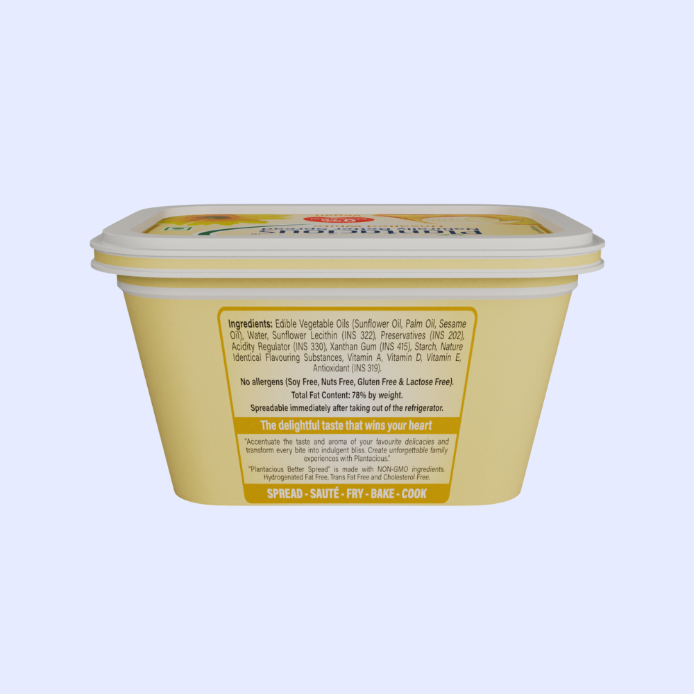 Plantacious (unsalted) Naturally better spread (White), (200 gm) - Bangalore only