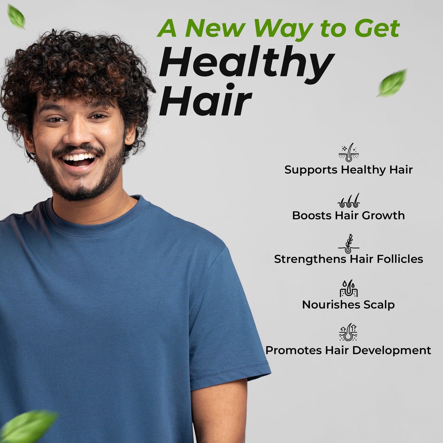 Health Veda Organics Advance Hair Vitamin with DHT Blocker & Biotin | Clinically proven Hair Vitamins - 60 Veg Capsules