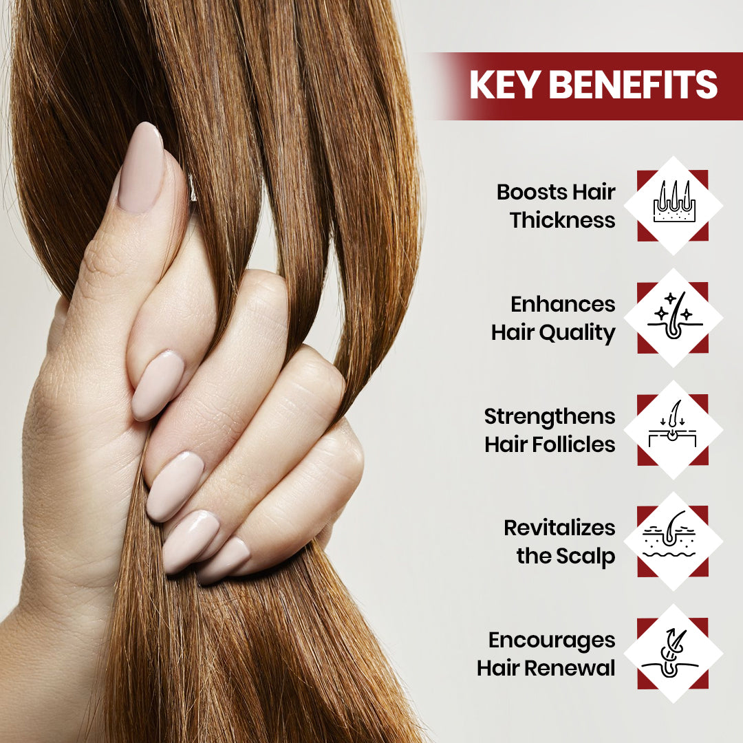 Vlado's Himalayan Organics Plant-Based Hair Vitamin with Biotin & DHT Blocker – 60 Veg Capsules