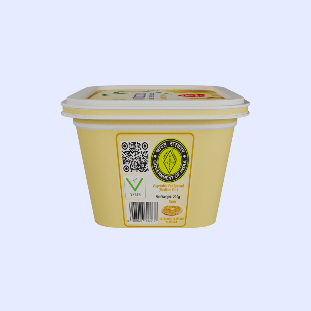 Plantacious (unsalted) Naturally better spread (White), (200 gm) - Bangalore only