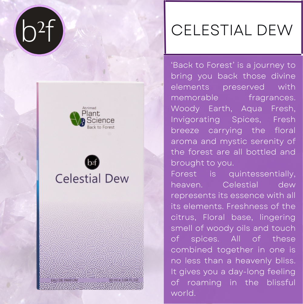 Atrimed Plant Science b2f Perfume | Celestial Dew | Eau De Parfum - 30ml | For Men & Women