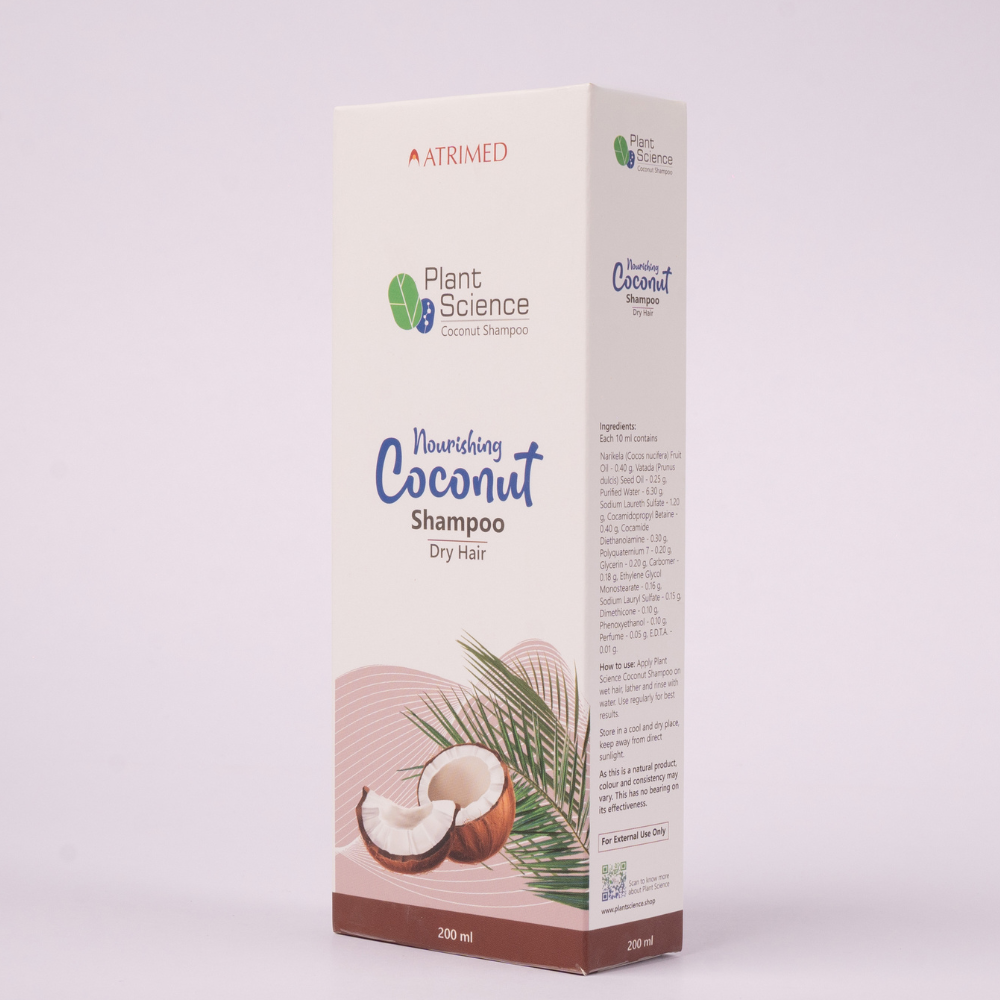 Atrimed Plant Science Coconut Shampoo | For Dry Hair | 200ml