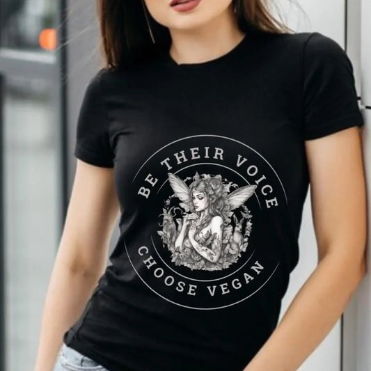 T-Shirt | Be Their Voice, Choose Vegan