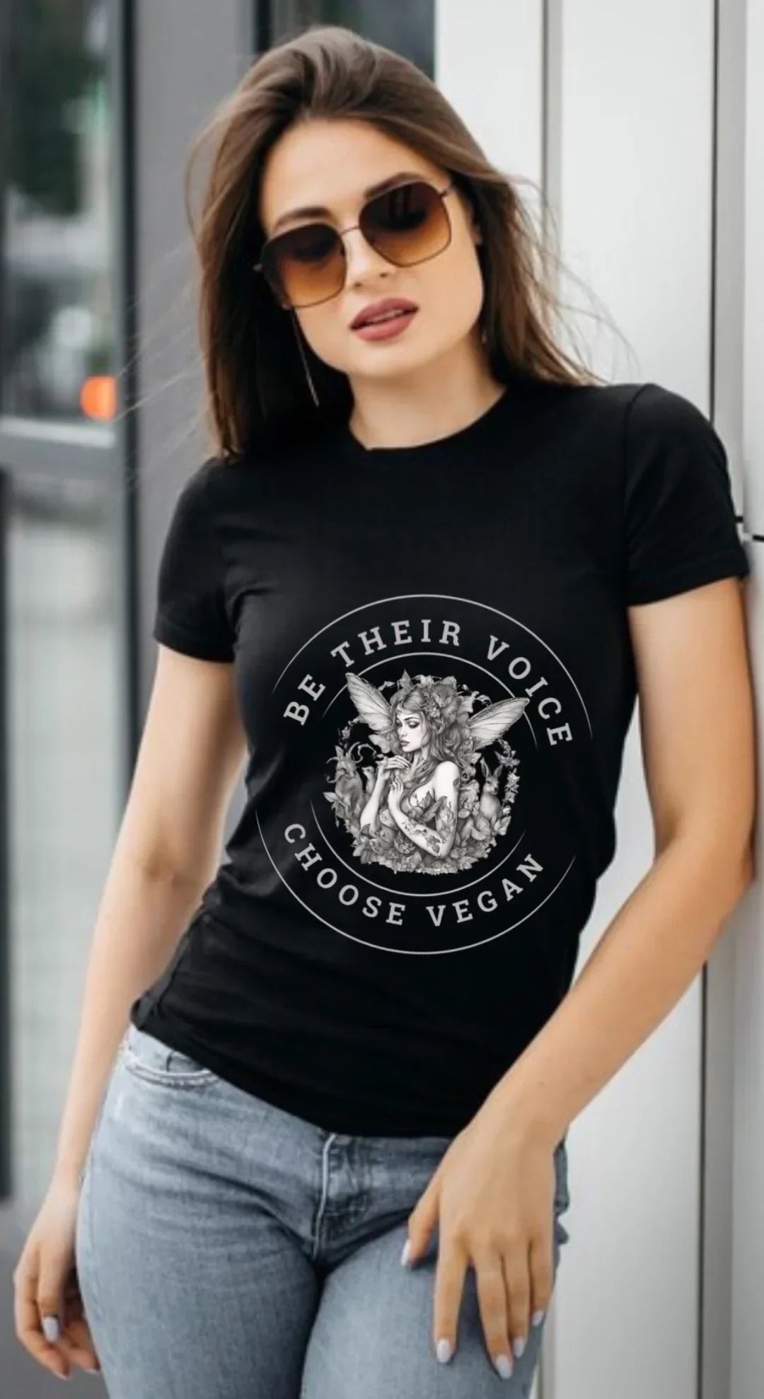 T-Shirt | Be Their Voice, Choose Vegan