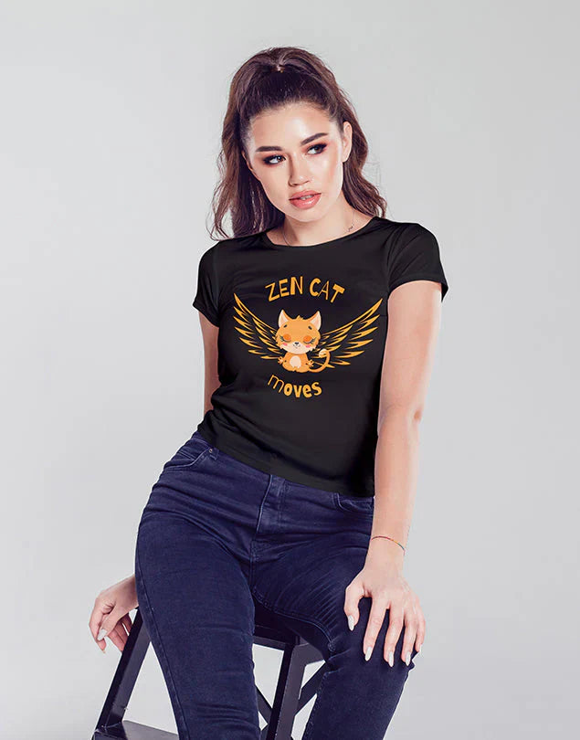 T-Shirt | Zen Cat Moves