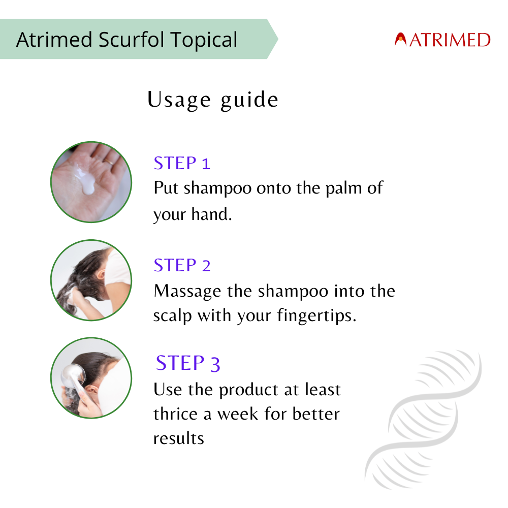 Denz & Darc Hair Oil and Scurfol Anti-Dandruff Topical Pack of 4