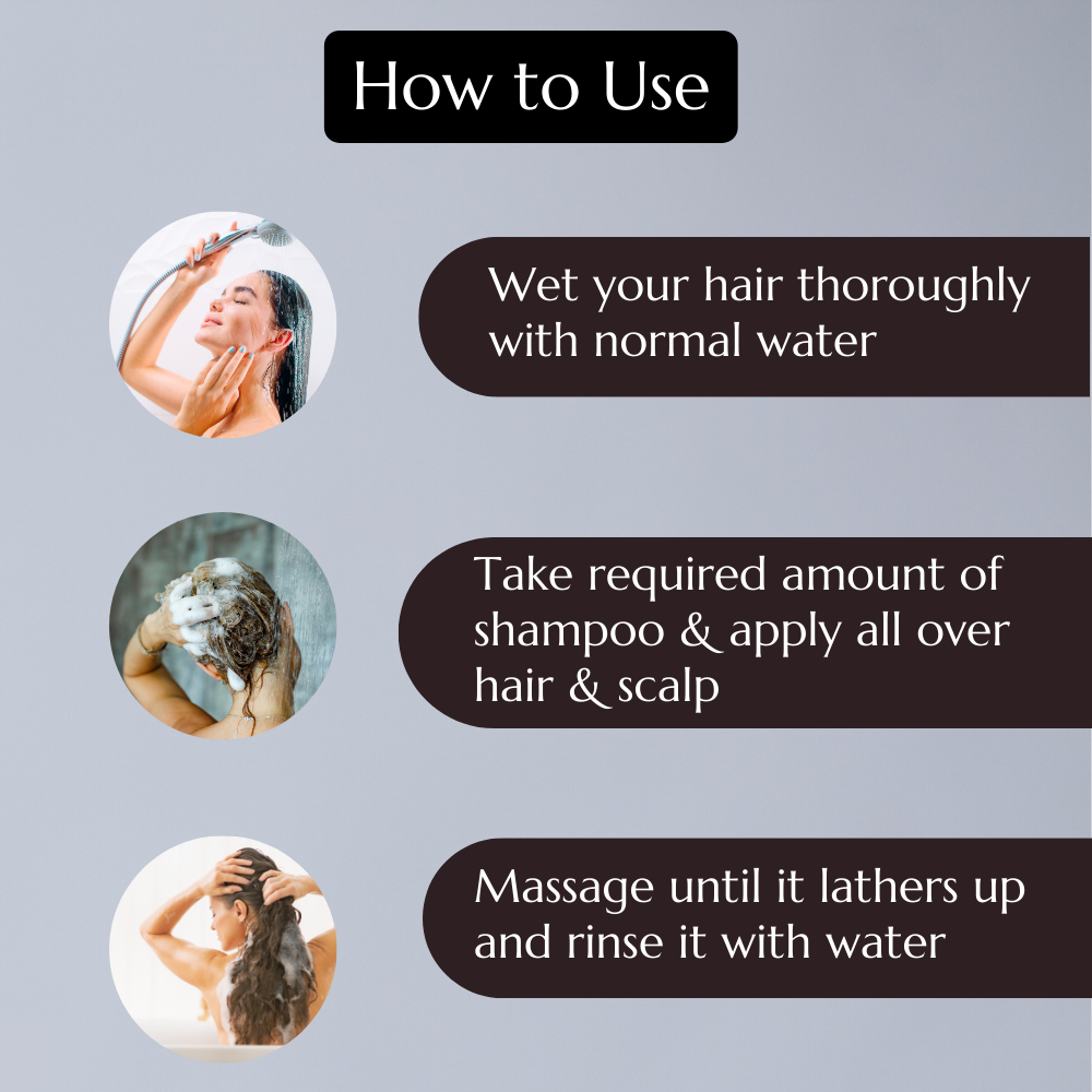 Atrimed Denz & Darc Herbal Therapeutic Shampoo | Pack of 2 | 200ml Each