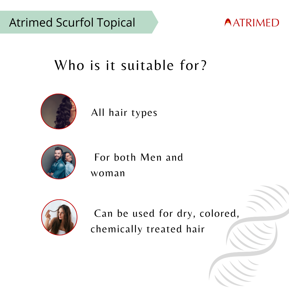 Atrimed Scurfol Anti-Dandruff Shampoo | Pack of 1 | 100ml