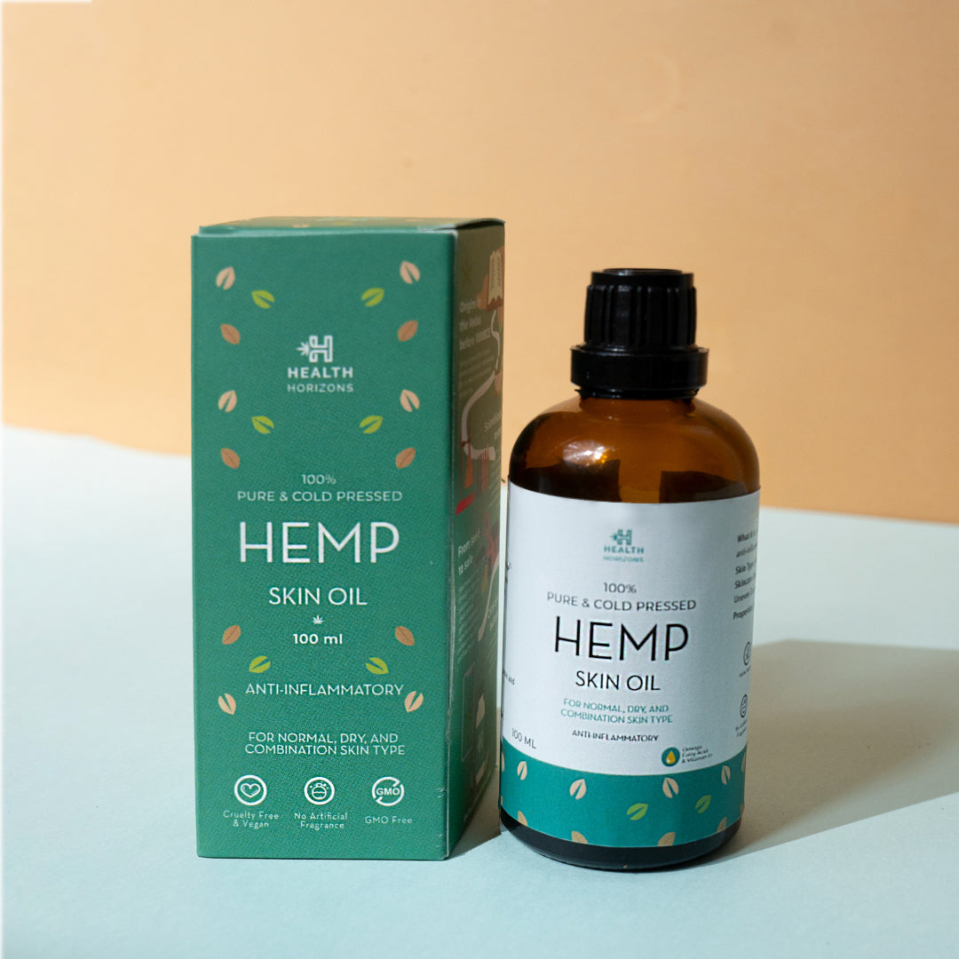 Health Horizons Cold Pressed Hemp Seed Skin Oil 100ml