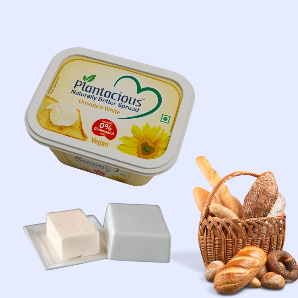 Plantacious (unsalted) Naturally better spread (White), (200 gm) - Bangalore only