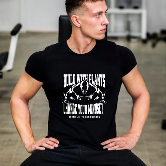 T-Shirt | Build with plants,change your mindset