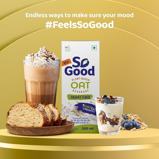 So Good Oat Beverage Unsweetened 200ml