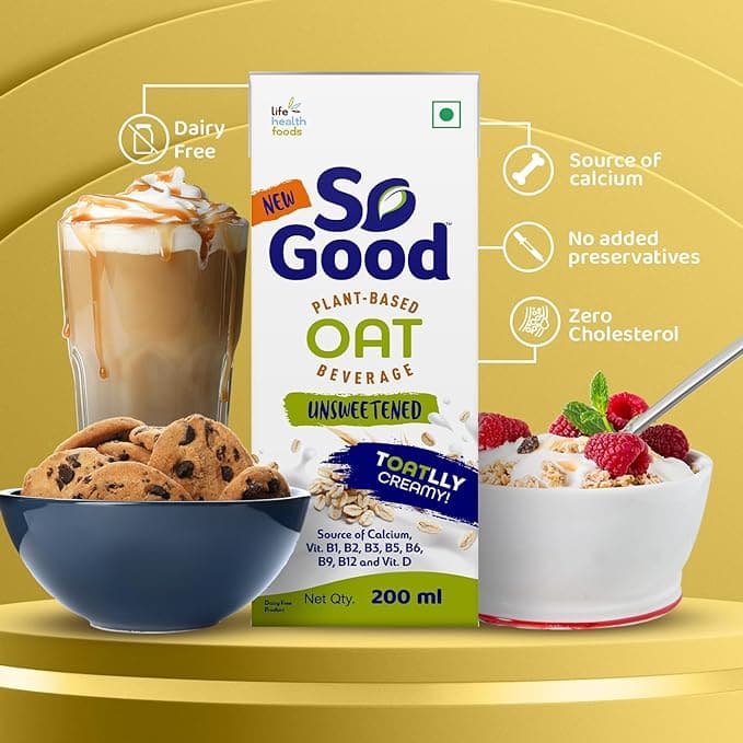 So Good Oat Beverage Unsweetened 200ml