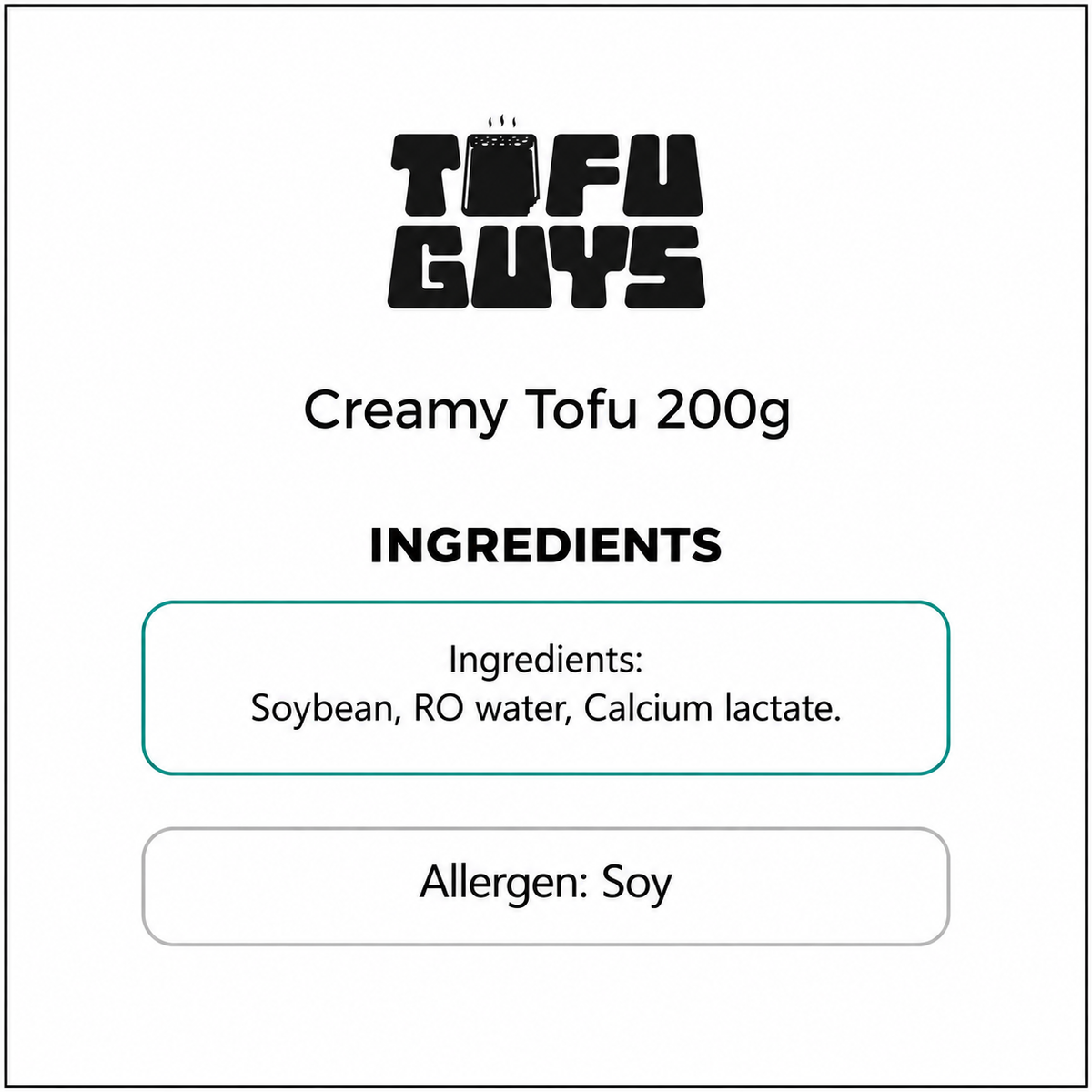 Tofu Guys Creamy Tofu 200 gm (Pack of 2)- Bangalore Only
