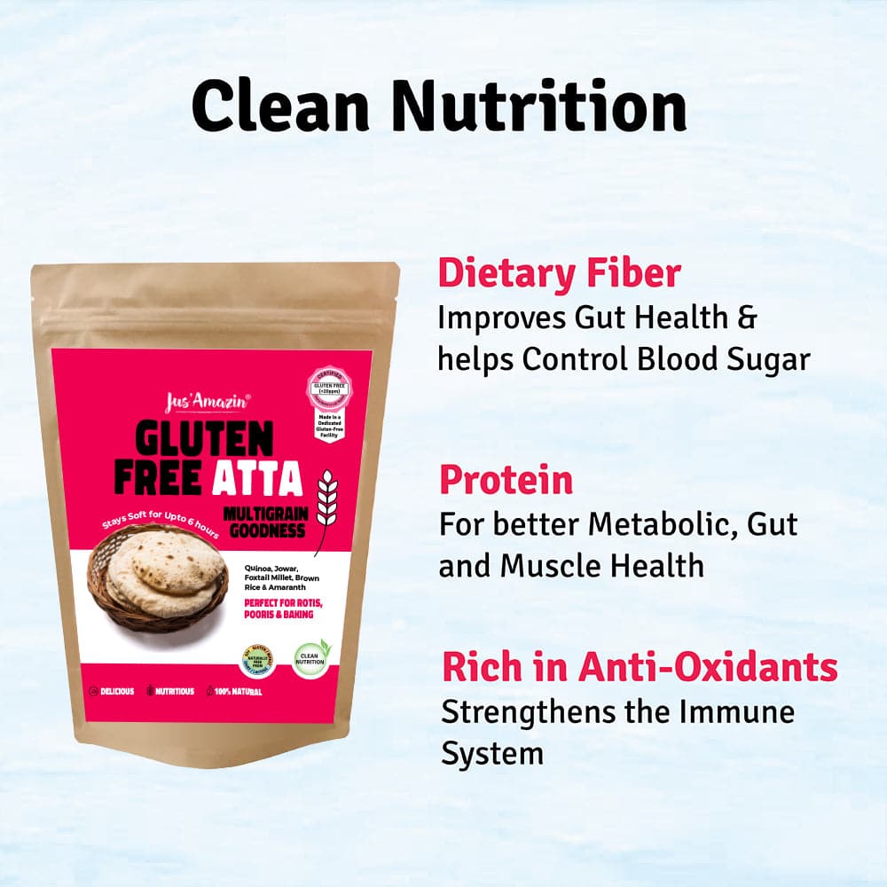 Jus Amazin Gluten Free Atta (1 Kg)