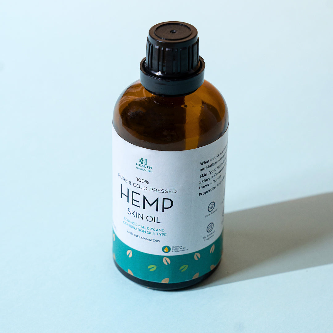 Health Horizons Cold Pressed Hemp Seed Skin Oil 100ml