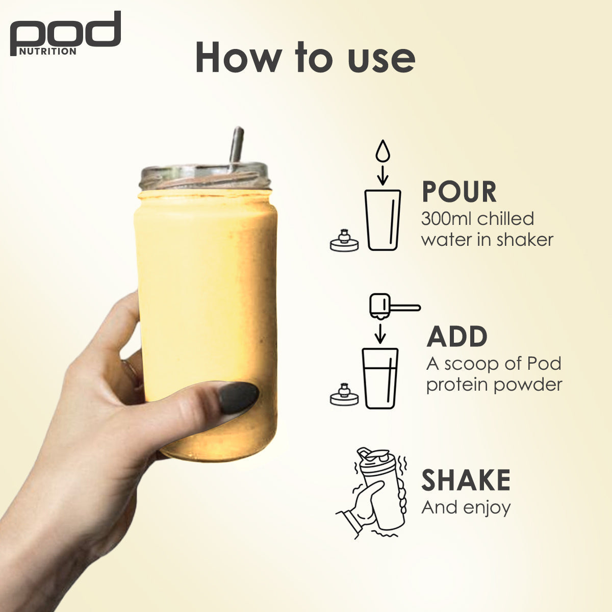POD NUTRITION Pea Protein Isolate Powder | Vegan Plant Protein, No Added Sugar, Dairy Free| Clean & Easy to Digest with Essential Amino Acids (1kg, Hapus Mango)