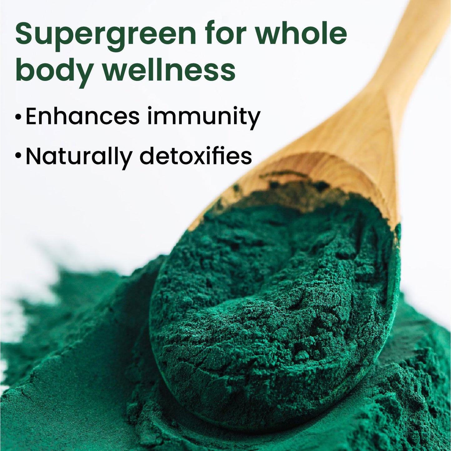 Vlado’s Himalayan Organics Spirulina Powder | 62% Protein | Natural Superfood | 100g