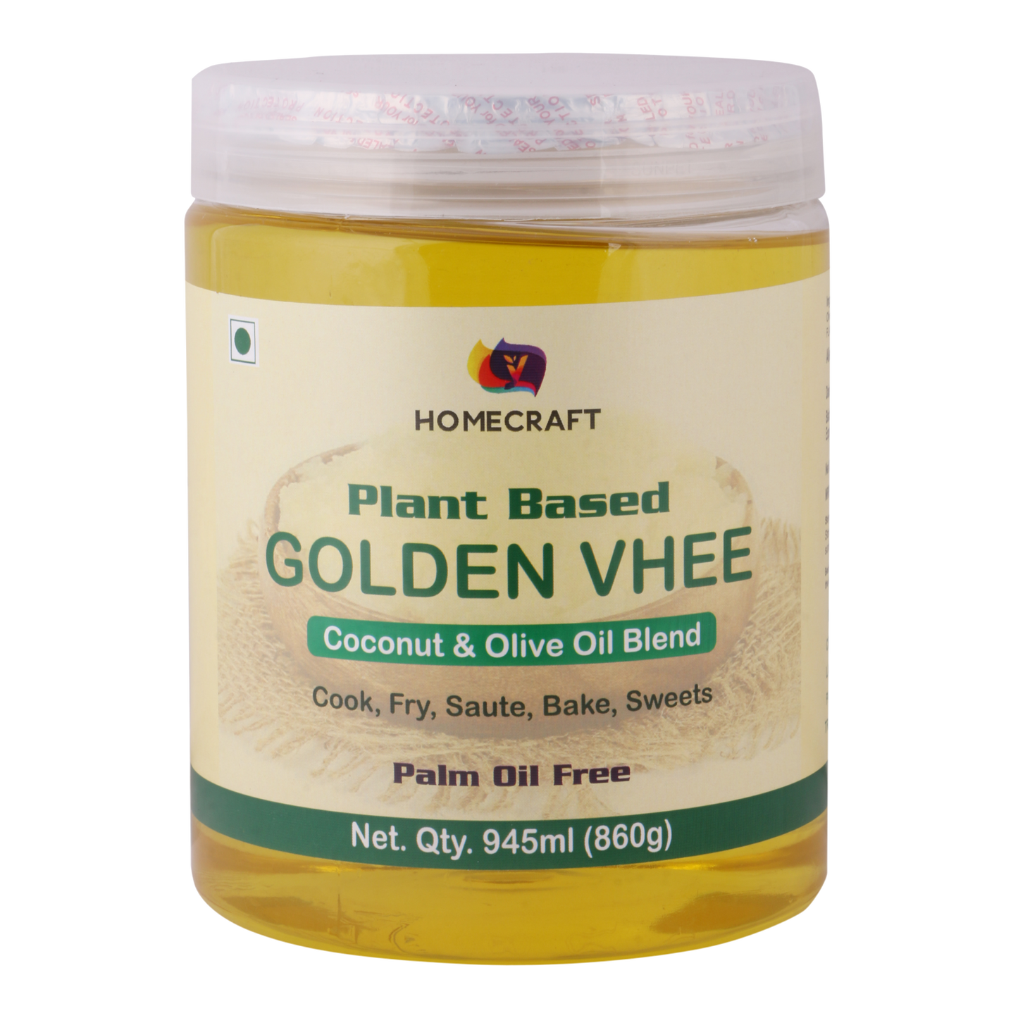 Homecraft Golden Vhee, Coconut & Olive Oil Blend